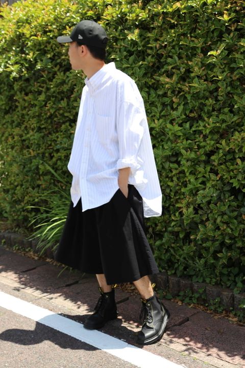 yohji yamamoto I-ウエストゴムタックHP BK・C/ツイル Style.2020.5.24.