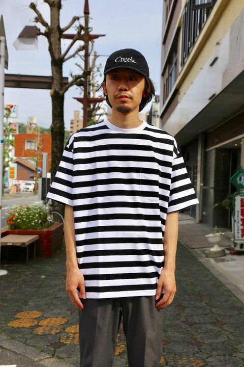 Graphpaper Border S/S Pocket Tee Style.2020.5.17.