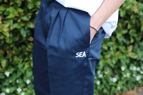 WIND AND SEA WDS x DICKIES 2TUCK TROUSERS (WDS-20S2-PT-03) ''NAVY''style.2020.5.29.
