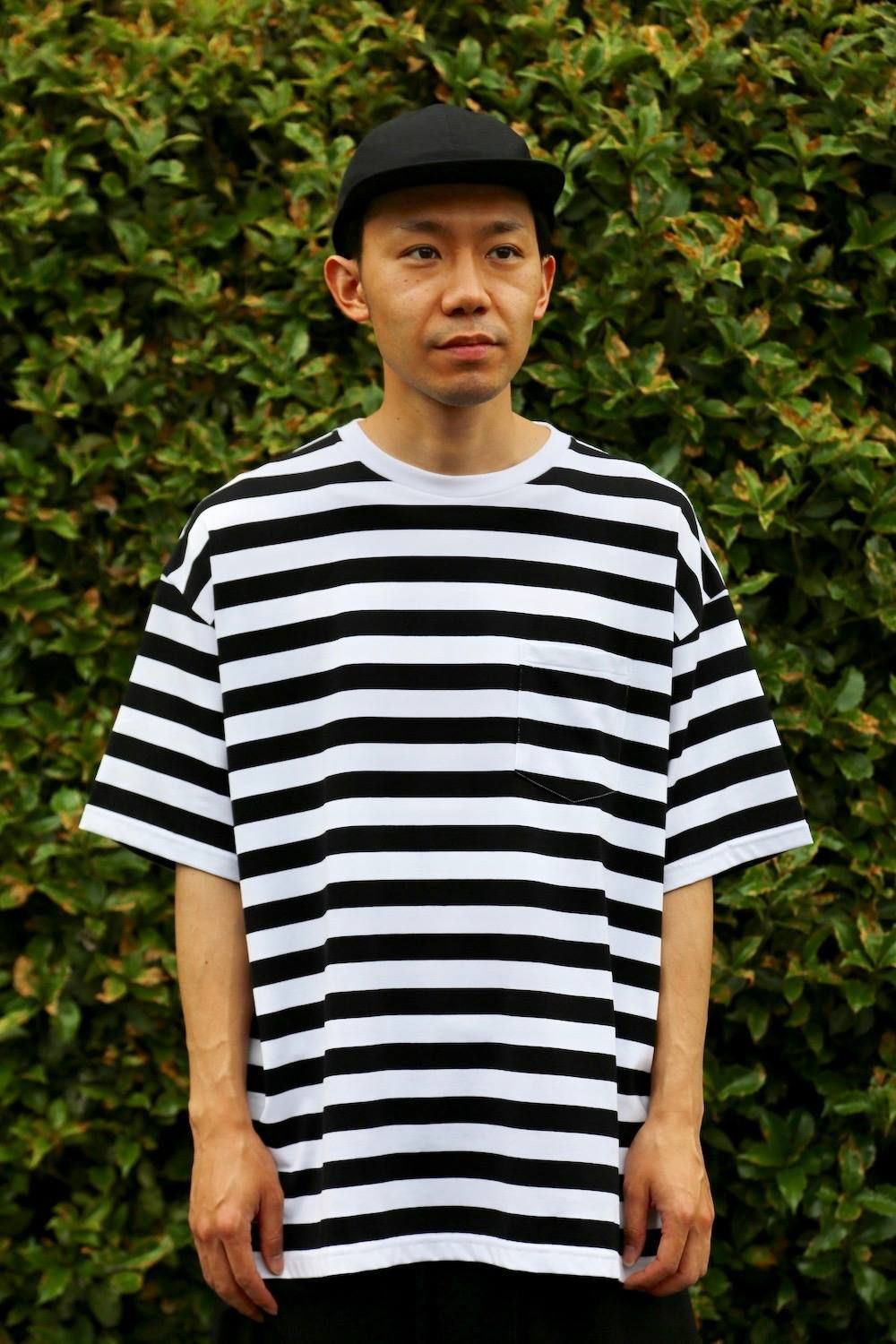 Graphpaper Border S/S Pocket Tee Style.2020.5.25.