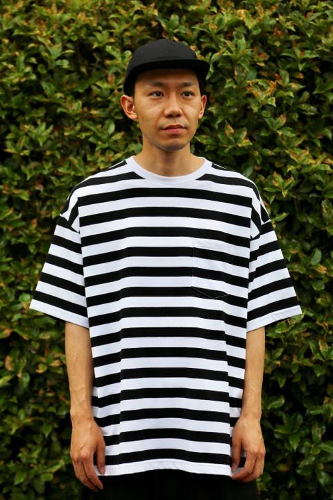 Graphpaper Border S/S Pocket Tee Style.2020.5.25.