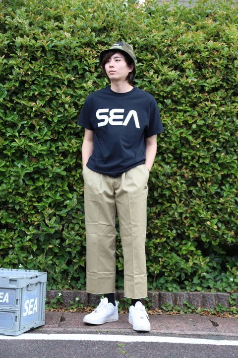 WIND AND SEA WDS x DICKIES 2TUCK TROUSERS (WDS-20S2-PT-03) ''BEIGE''style.2020.5.29.