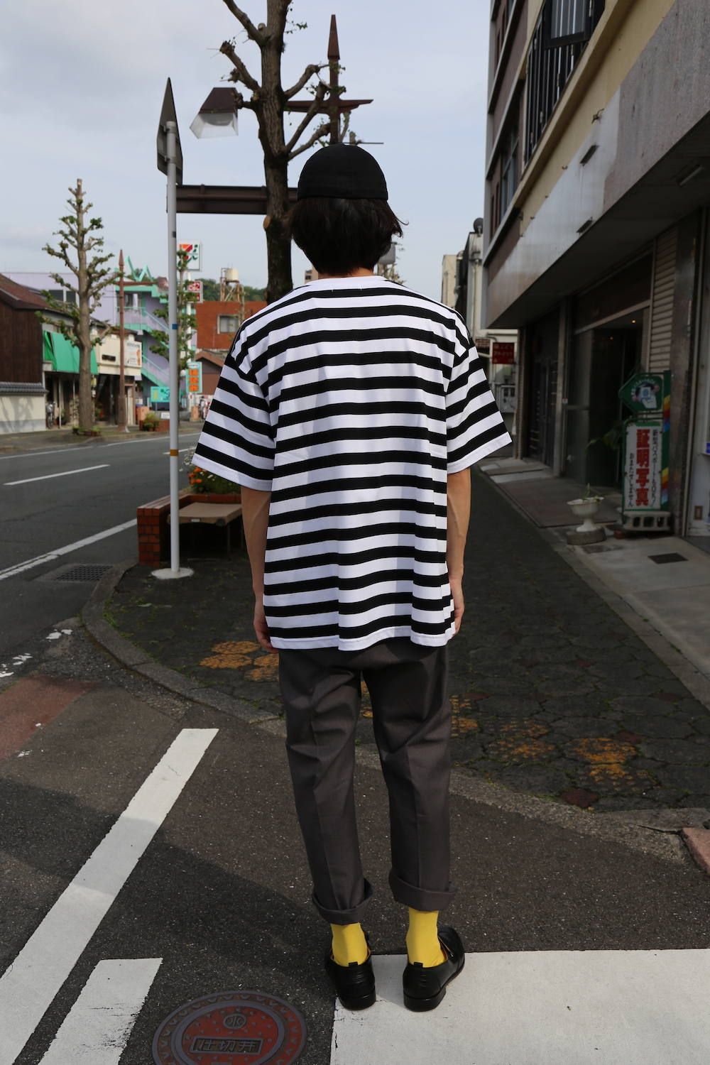 Graphpaper Border S/S Pocket Tee Style.2020.5.17.