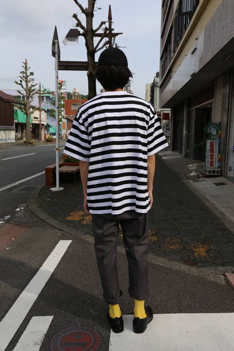 Graphpaper Border S/S Pocket Tee Style.2020.5.17.