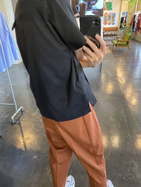Dulcamara 2020ss よそいきボールドラインパンツ"RED BROWN"Style.2020.5.2.