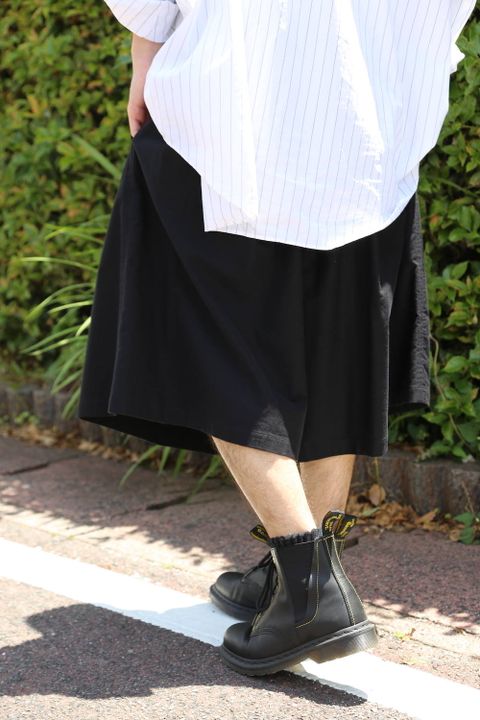 yohji yamamoto I-ウエストゴムタックHP BK・C/ツイル Style.2020.5.24.
