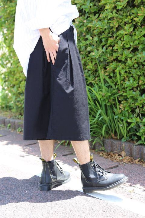 yohji yamamoto I-ウエストゴムタックHP BK・C/ツイル Style.2020.5.24.