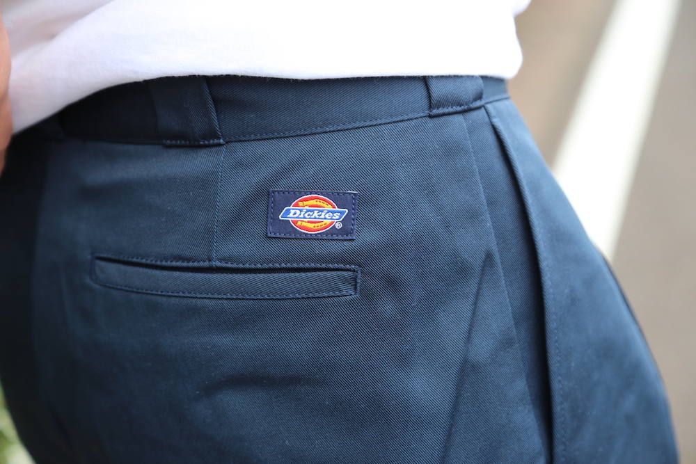 WIND AND SEA WDS x DICKIES 2TUCK TROUSERS (WDS-20S2-PT-03) ''NAVY