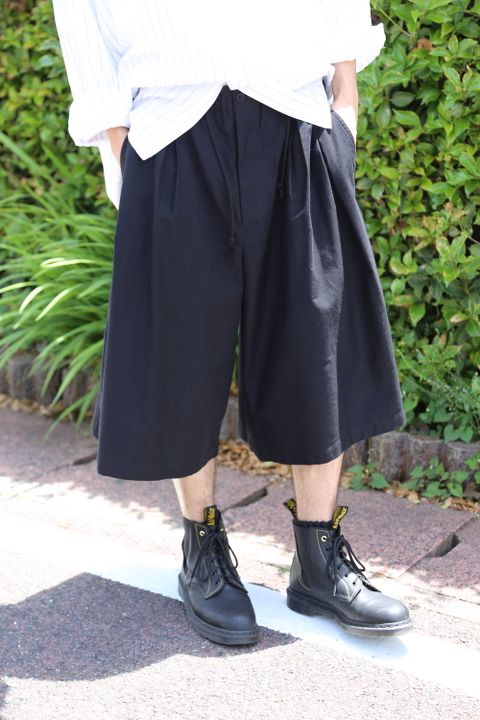 yohji yamamoto I-ウエストゴムタックHP BK・C/ツイル Style.2020.5.24.