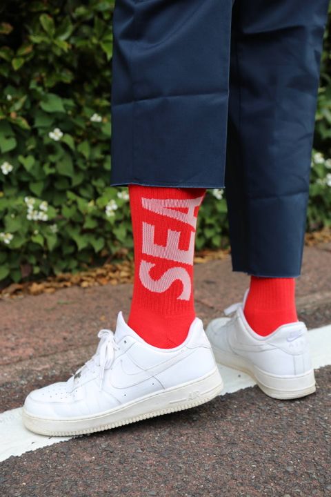 WIND AND SEA WDS x DICKIES 2TUCK TROUSERS (WDS-20S2-PT-03) ''NAVY''style.2020.5.29.