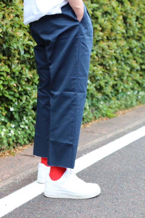 WIND AND SEA WDS x DICKIES 2TUCK TROUSERS (WDS-20S2-PT-03) ''NAVY''style.2020.5.29.