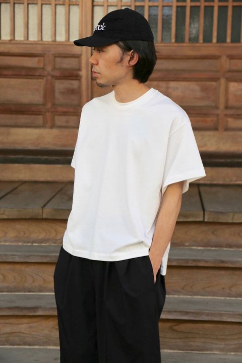 Dulcamara アシンメトリーショートスリーブT"WHITE"Style.2020.5.11.