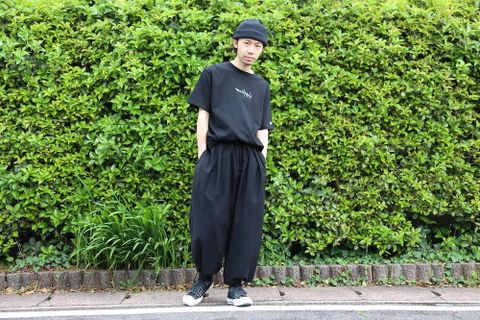 yohji yamamoto E-バルーンパンツ"BLACK"Style.2020.5.10.