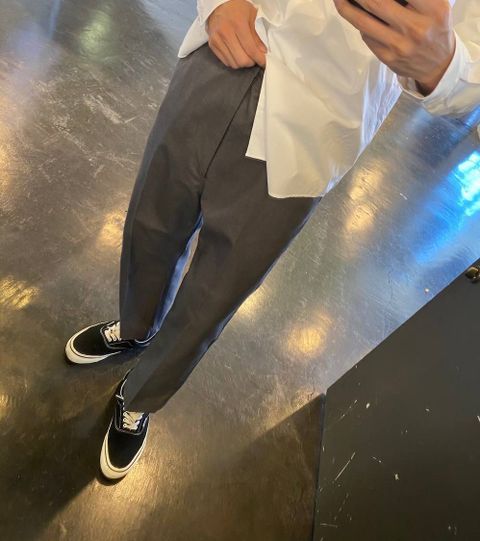 Graphpaper Broad Regular-Collar Shirts"WHITE"Style.2020.5.8.