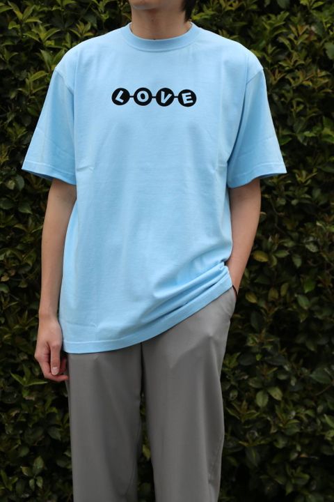 POGGYTHEMAN LOVE T-SHIRTS(PTM-20-CS009)"BLUE" style.2020.4.26.
