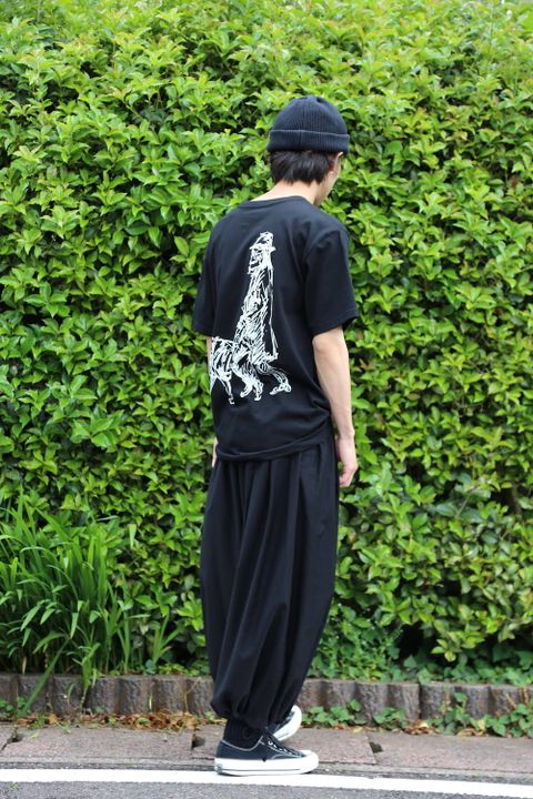 yohji yamamoto E-バルーンパンツ"BLACK"Style.2020.5.10.