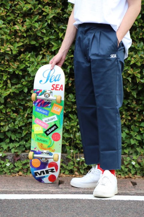 WIND AND SEA WDS x DICKIES 2TUCK TROUSERS (WDS-20S2-PT-03) ''NAVY''style.2020.5.29.