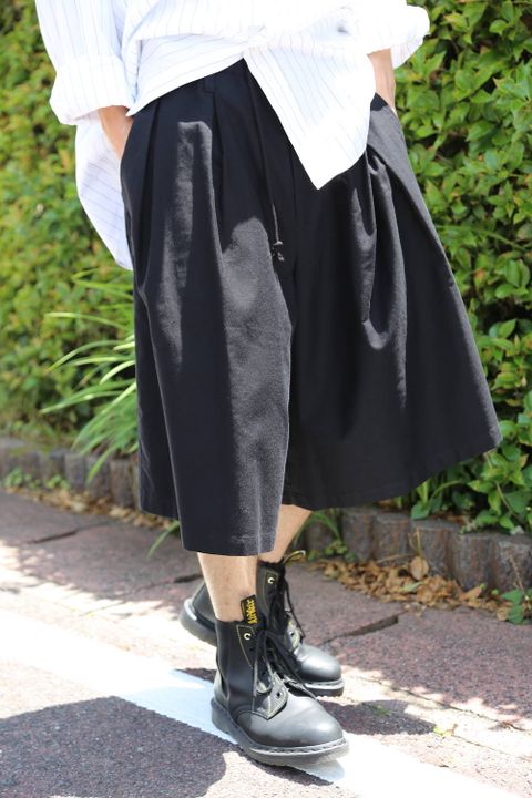 yohji yamamoto I-ウエストゴムタックHP BK・C/ツイル Style.2020.5.24.