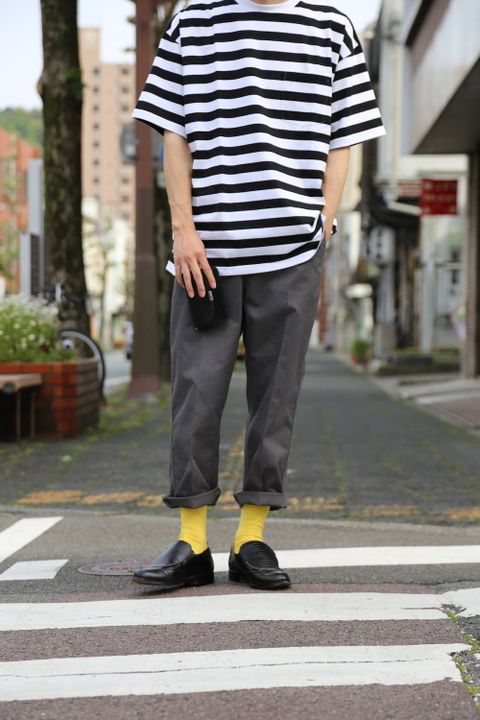 Graphpaper Border S/S Pocket Tee Style.2020.5.17.