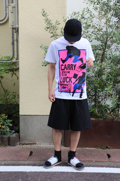POGGYTHEMAN POGGYTHEMAN HAND-PRINTED T-SHIRTS Style.2020.5.25.