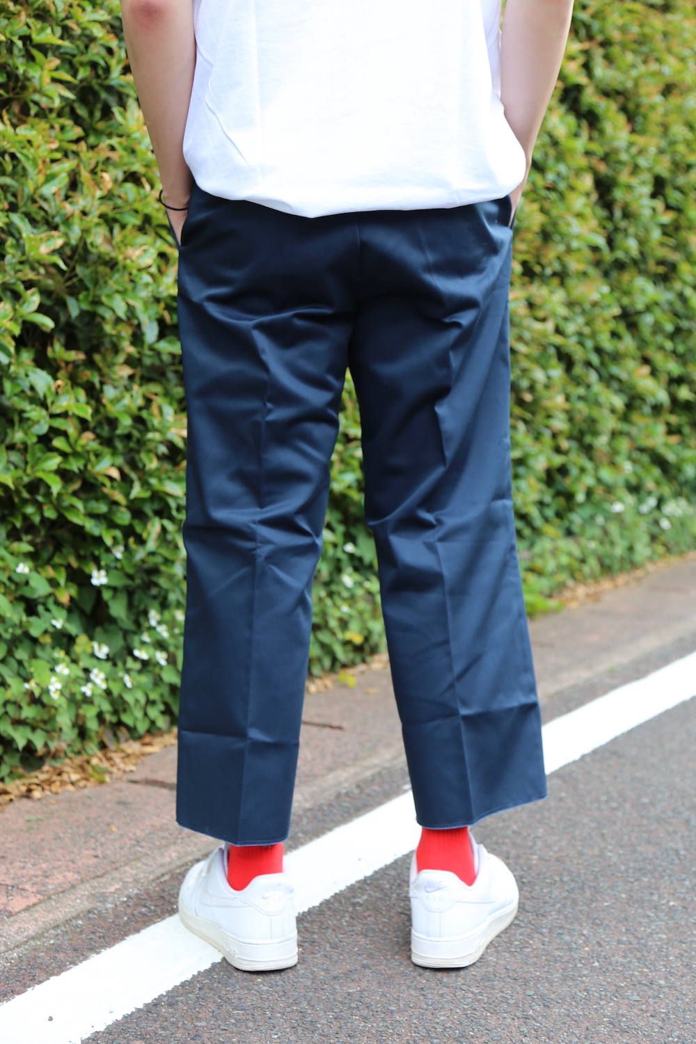 WIND AND SEA WDS x DICKIES 2TUCK TROUSERS (WDS-20S2-PT-03) ''NAVY