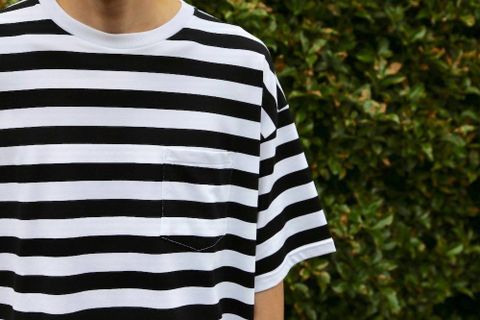 Graphpaper Border S/S Pocket Tee Style.2020.5.25.