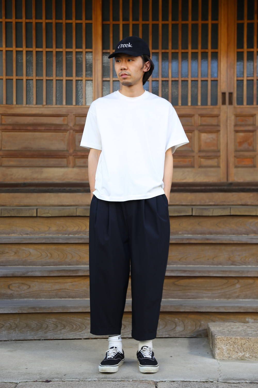 Dulcamara アシンメトリーショートスリーブT"WHITE"Style.2020.5.11.