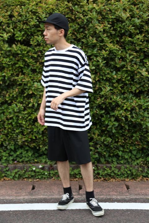 Graphpaper Border S/S Pocket Tee Style.2020.5.25.