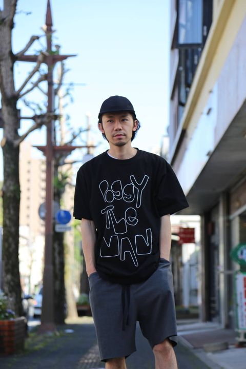 POGGYTHEMAN POGGYTHEMAN TEE "BLACK"Style.2020.5.12.
