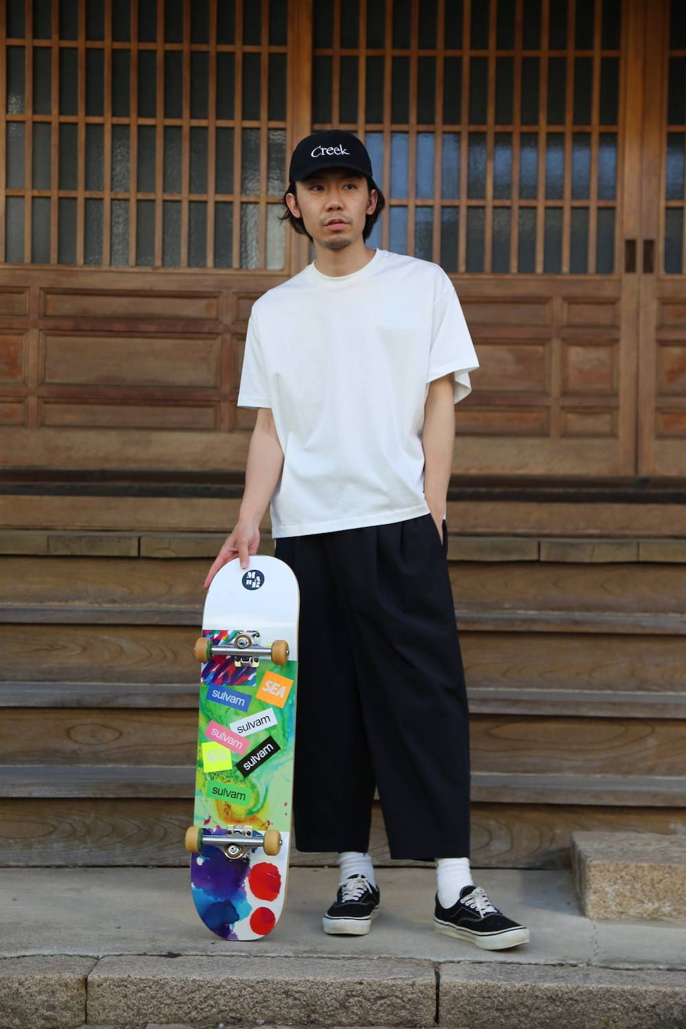 Dulcamara アシンメトリーショートスリーブT"WHITE"Style.2020.5.11.