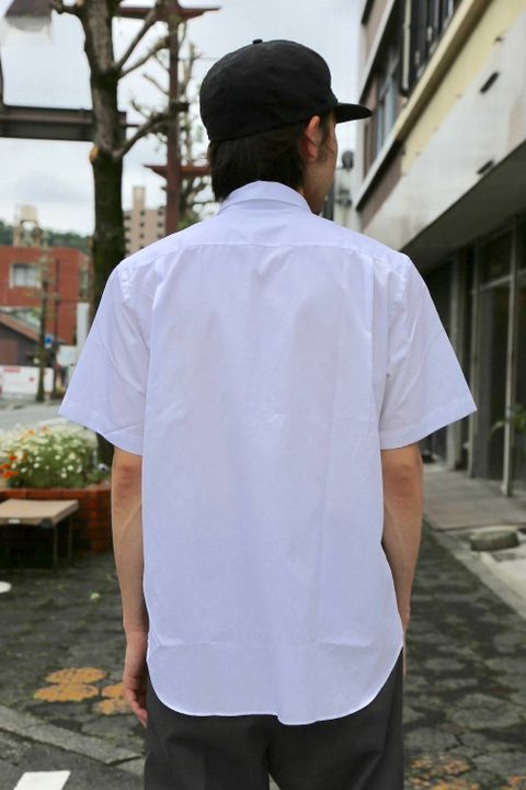 COMME des GARCONS HOMME 綿ブロード製品プリントシャツ Style.2020.5.16.