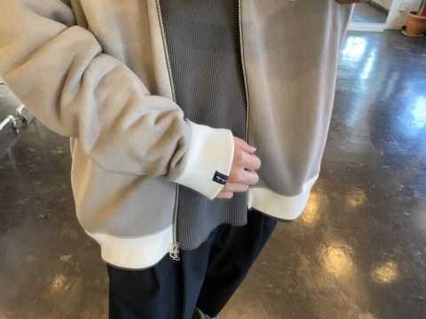 Graphpaper"LOOPWHEELER" for Graph paper Full-Zip Parka (GU201-70172)Style.2020.5.2.