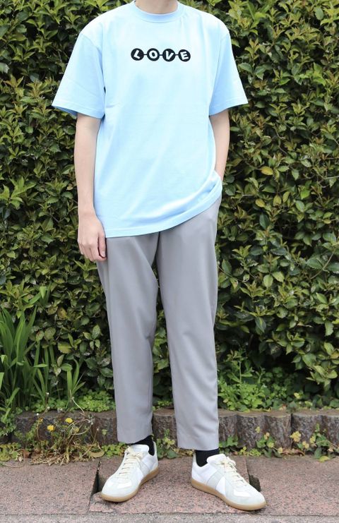 POGGYTHEMAN LOVE T-SHIRTS(PTM-20-CS009)"BLUE" style.2020.4.26.