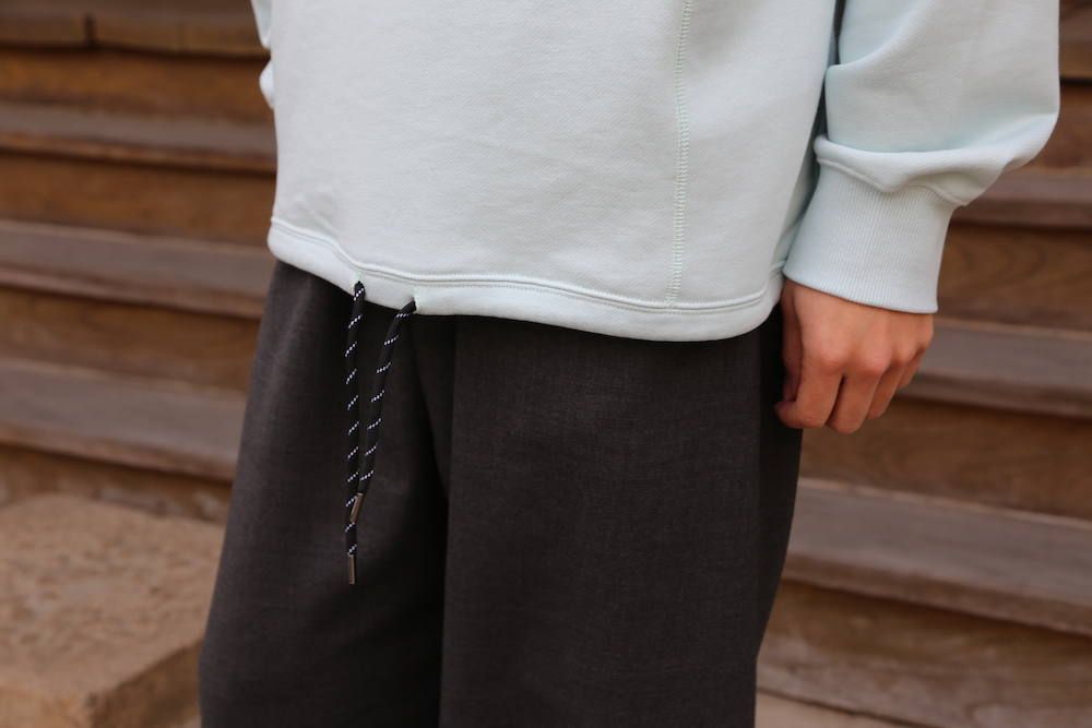 JieDa SWICHING HOODIE"SAX"Style.2020.5.2.