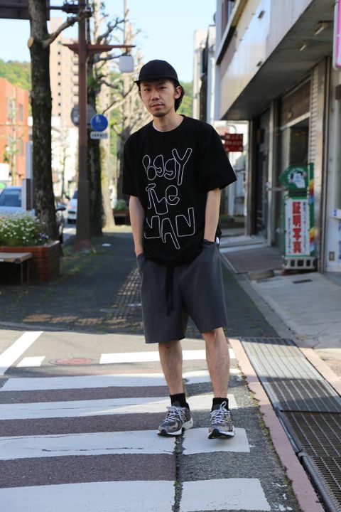 POGGYTHEMAN POGGYTHEMAN TEE "BLACK"Style.2020.5.12.