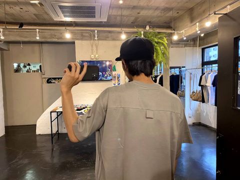 Dulcamara アシンメトリーショートスリーブT"GRAY"Style.2020.5.15.