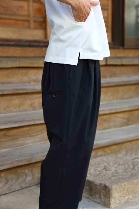 Dulcamara アシンメトリーショートスリーブT"WHITE"Style.2020.5.11.