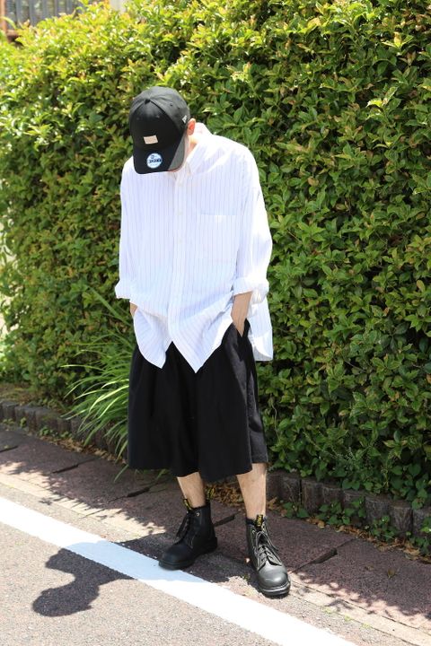 yohji yamamoto I-ウエストゴムタックHP BK・C/ツイル Style.2020.5.24.