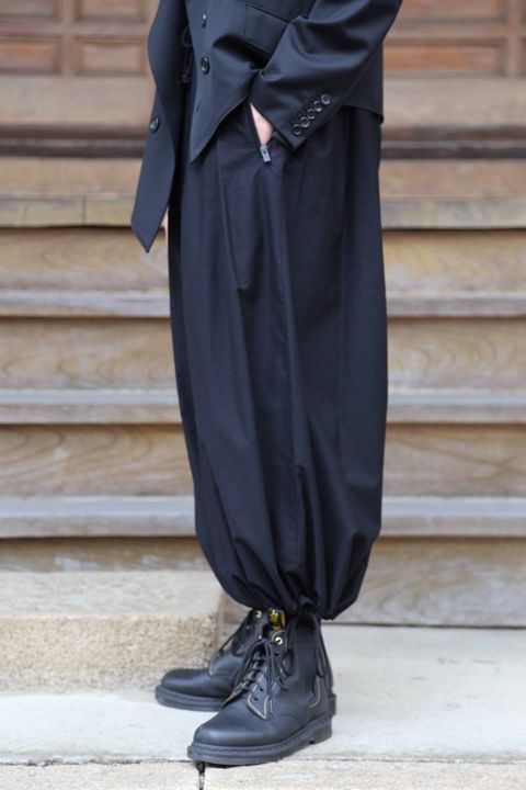 yohji yamamoto pour Homme 2020A/W O-BSバルーンP(HR-P09-005)BLACK style.2020.6.19.