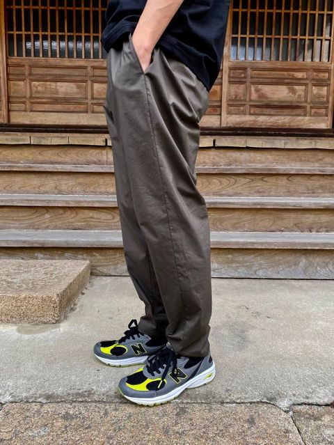 Graphpaper Stretch Typewriter Slim Chef Pants "GRAY"Style.2020.6.28.