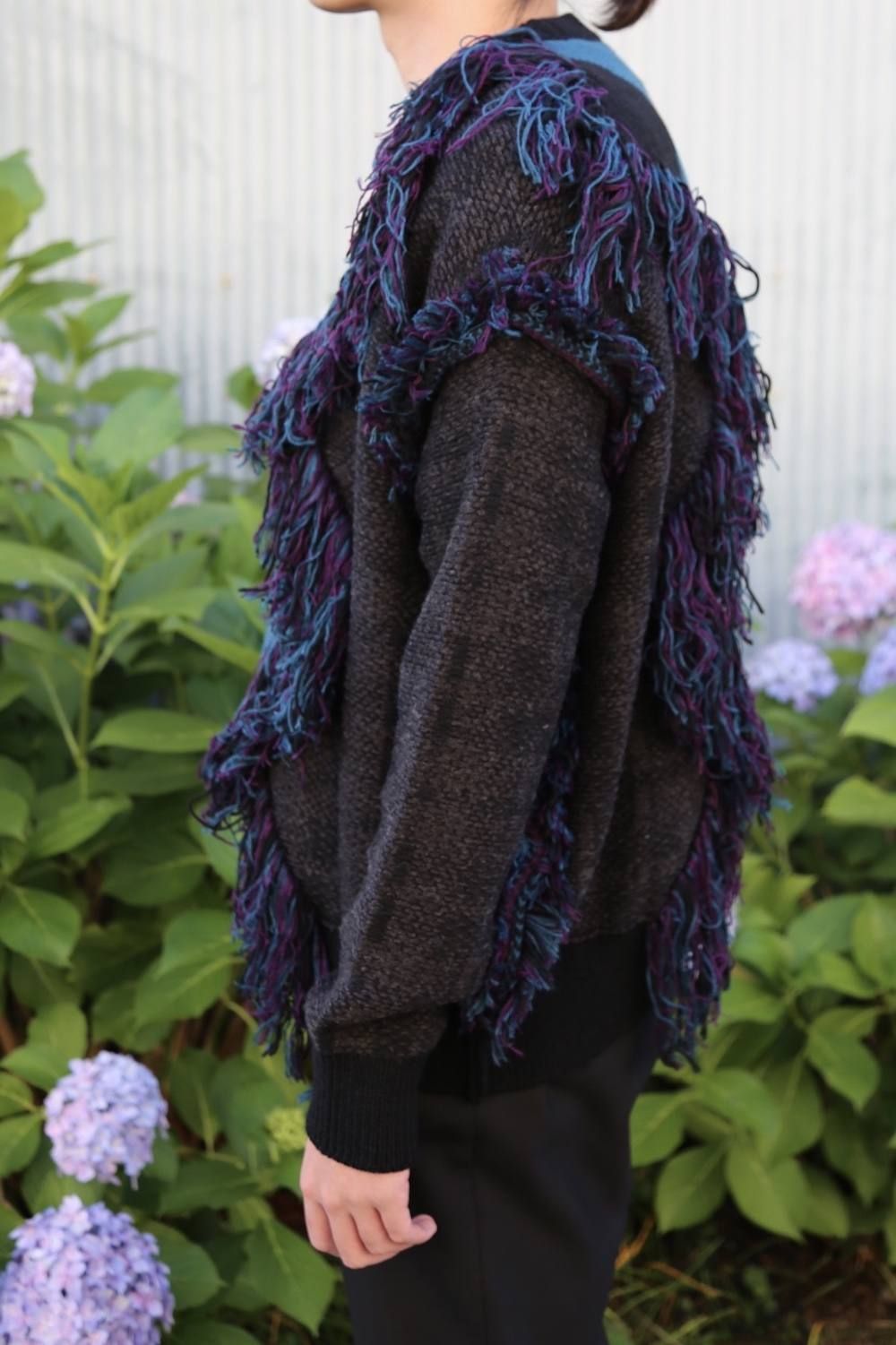 KIDILL 2020 A/W Collection Destroy Argyle Tartan Pullover Knit style.2020.6.26.