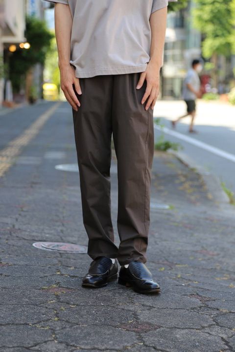 Graphpaper Stretch Typewriter Slim Chef Pants"GRAY" Style.2020.6.23.