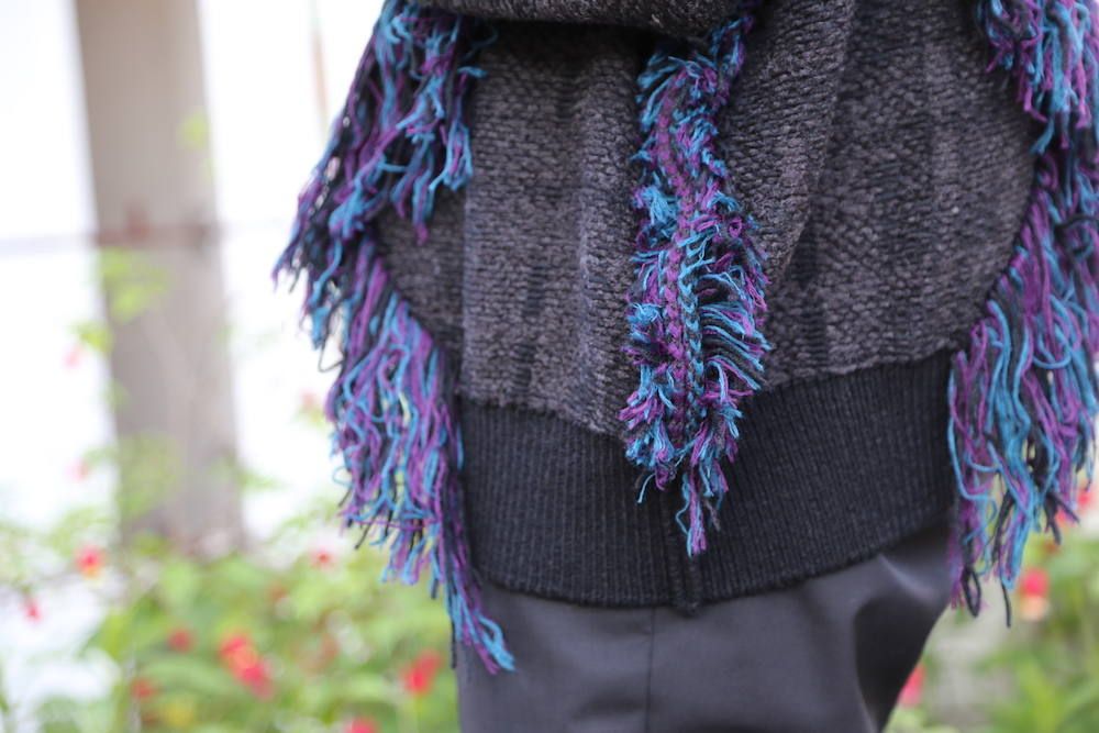 KIDILL 2020 A/W Collection Destroy Argyle Tartan Pullover Knit style.2020.6.26.