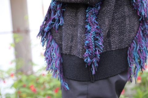 KIDILL 2020 A/W Collection Destroy Argyle Tartan Pullover Knit style.2020.6.26.