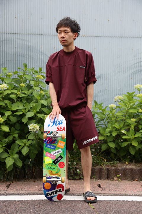WIND AND SEA WDS NYLON  SET UP"BURGUNDY"Style.2020.6.5.