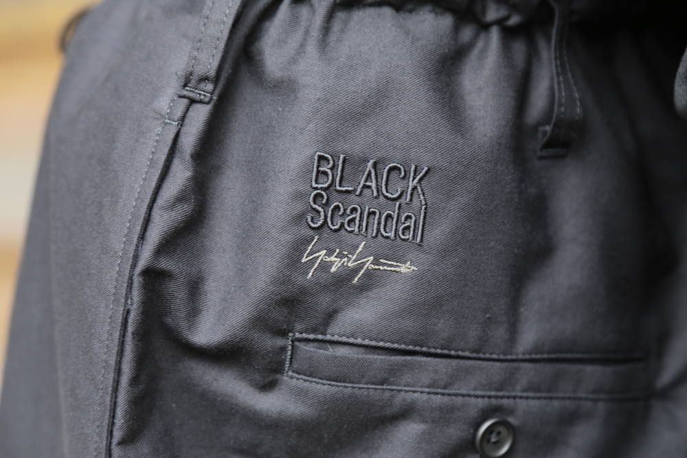 yohji yamamoto pour Homme 2020A/W Y BSヒモP(HR-P12-005)BLACK style.2020.6.19.