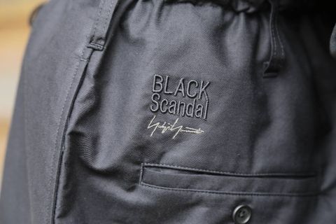 yohji yamamoto pour Homme 2020A/W Y BSヒモP(HR-P12-005)BLACK style.2020.6.19.