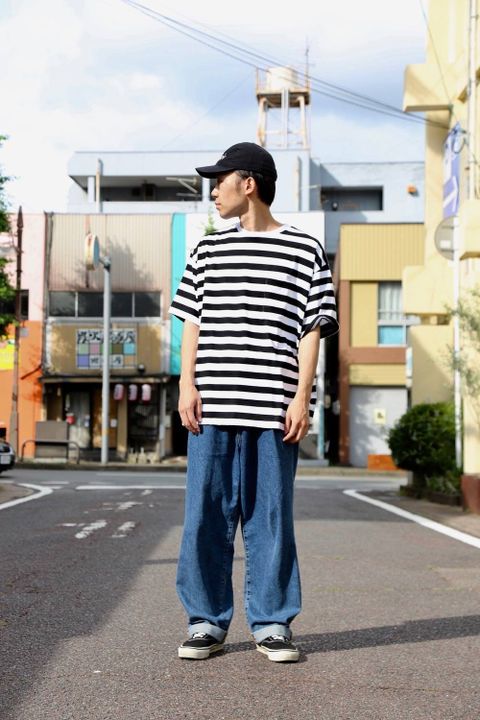 Graphpaper Border S/S Pocket Tee Style.2020.6.30