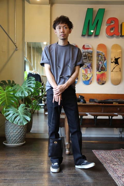 JieDa OW FLARE DENIM PANTS "BLACK"Style.2020.6.14.