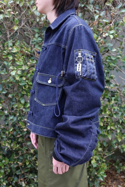 KIDILL 2020AW Kung-Fu Denim Jacket(KL450) "indigo×Navy" style.2020.6.21.
